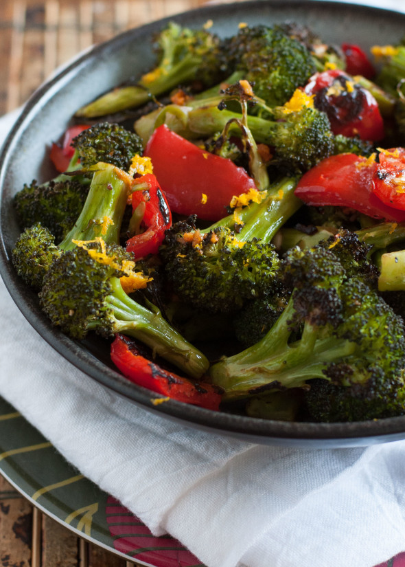 Asian Roasted Broccoli and Red Peppers | 