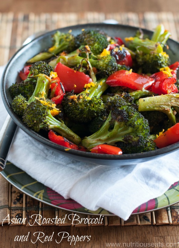 Asian Roasted Broccoli and Red Peppers | 