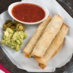 Baked Chicken Flautas- gluten free, low fat and easy to make! | 