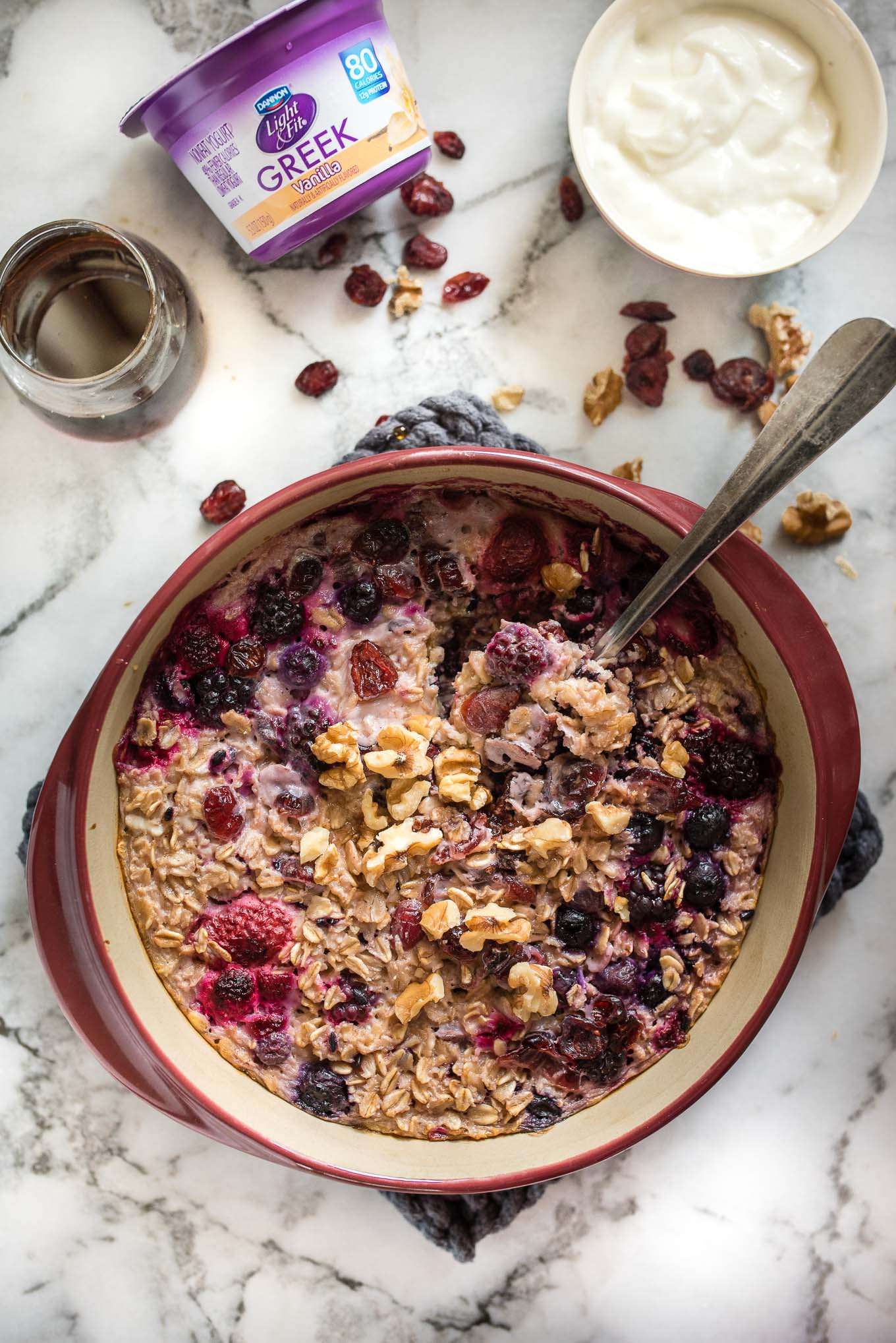 Berry Lavender Baked Oatmeal is a simple, gluten-free nourishing breakfast to help you start your day off right.