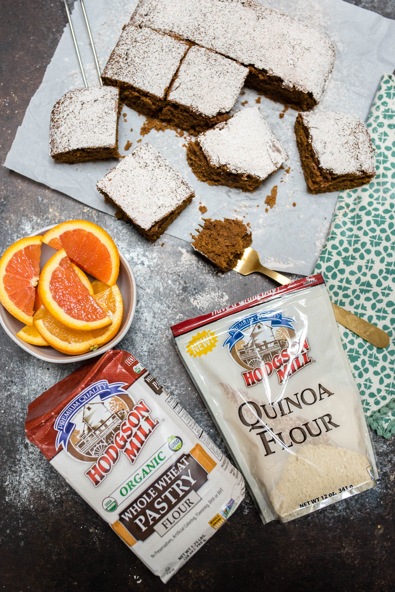 Gingerbread meets sweet potato in this snack cake filled with high fiber and nutritious whole grains.