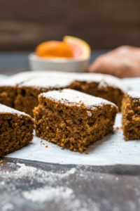 Gingerbread Sweet Potato Snack Cake {Whole Grain}