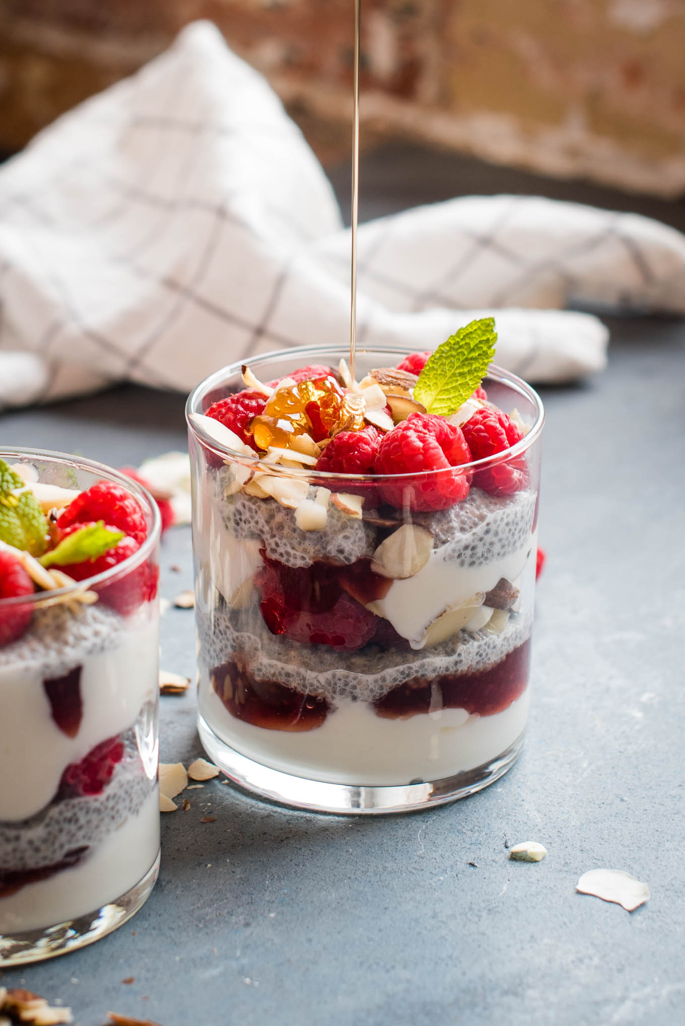 Raspberry Chia Parfait 