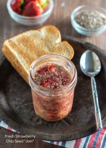 Fresh Strawberry Chia Seed Jam