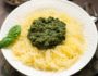 Vegan Pesto Spaghetti Squash- pesto is ready in less than 5 minutes! Pairs perfectly with a spaghetti squash for a nutritious side. | 