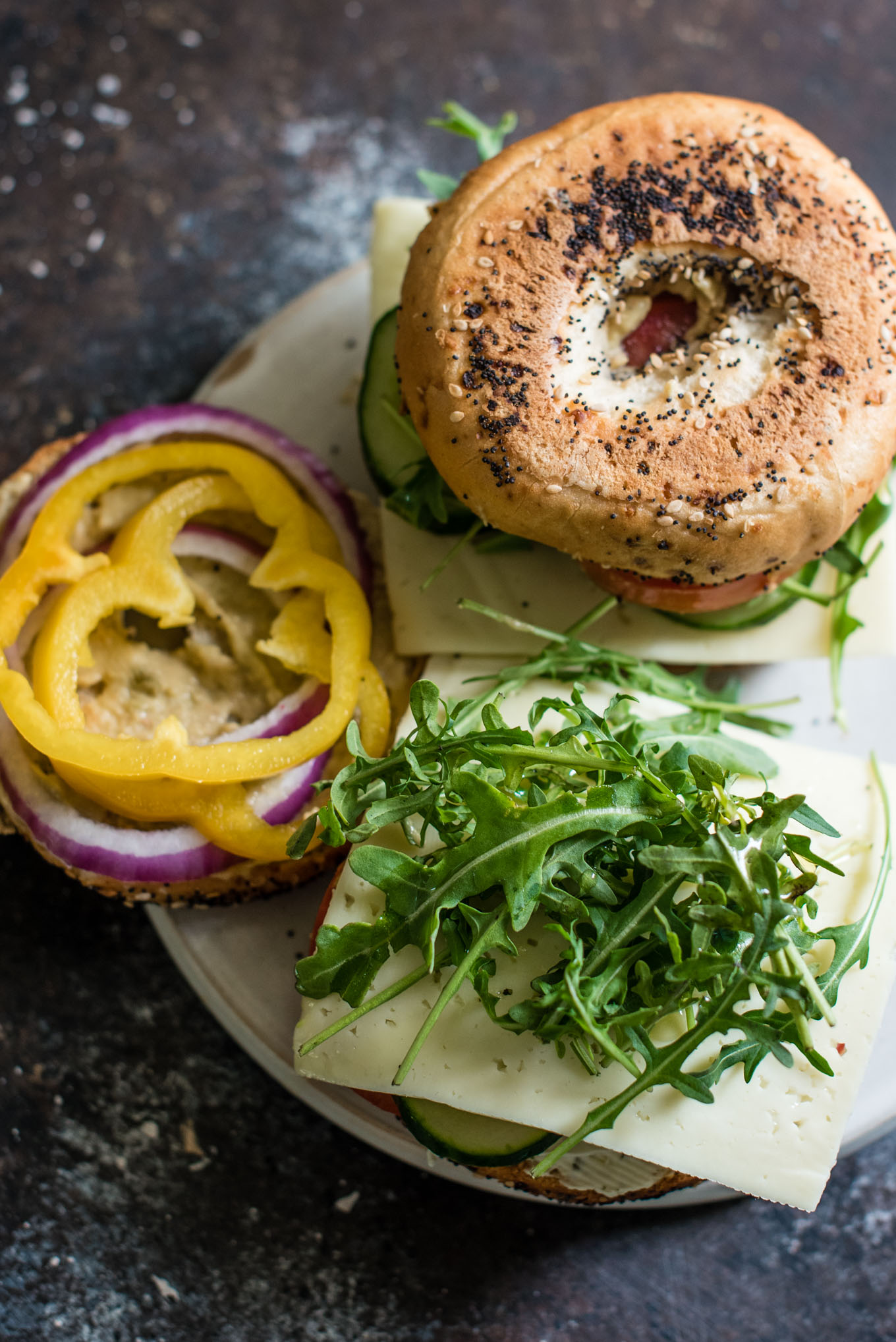 Veggie Bagel Sandwich 